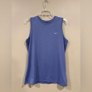 Nike Fit Dry Women's Tank Top Blue Size L